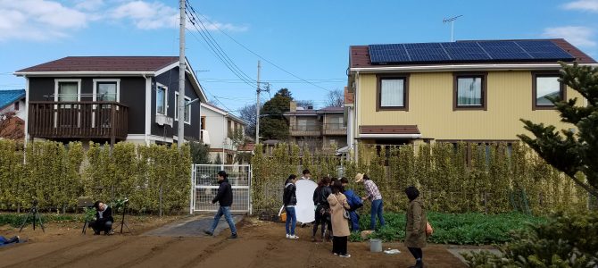 畑とのコラボレーション：ロケ撮影